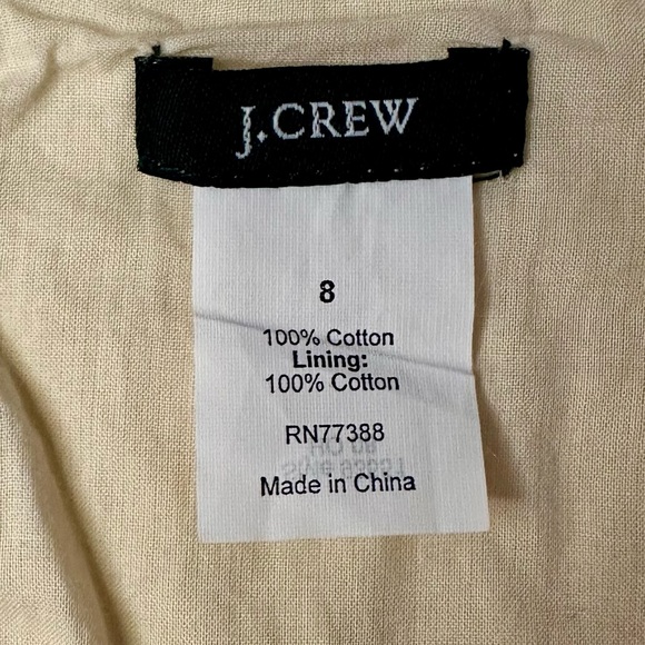 J. Crew Shimmer Linen Blend Shell Tank Top EUC - Picture 5 of 5